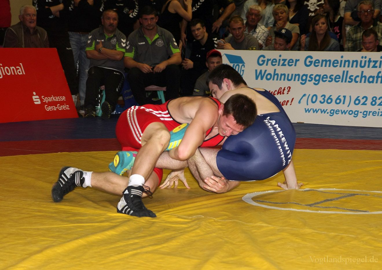2.Bundesliga Nord Ringen: RSV Rotation Greiz gegen den KFC Leipzig