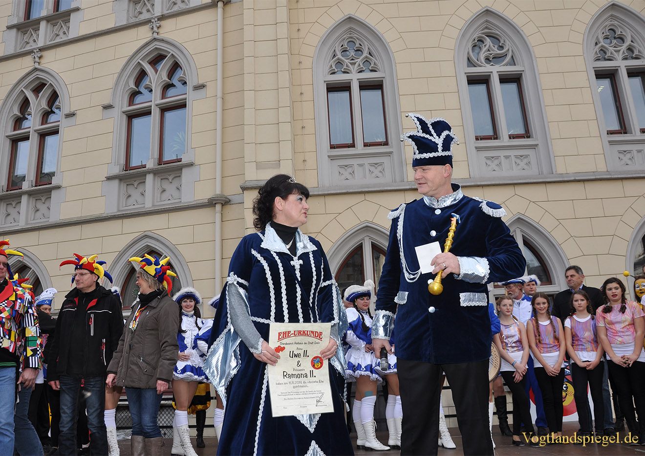 Greizer Rathaus als Unterpfand der Macht
