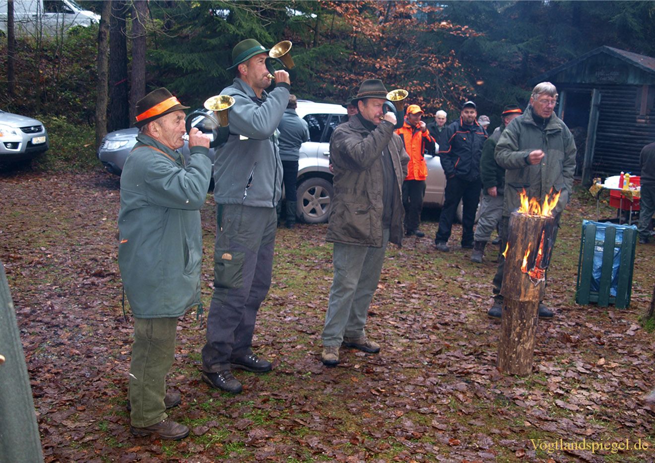 20. Ansitzdrückjagd der Jäger des Landesjagdbezirk Gommla