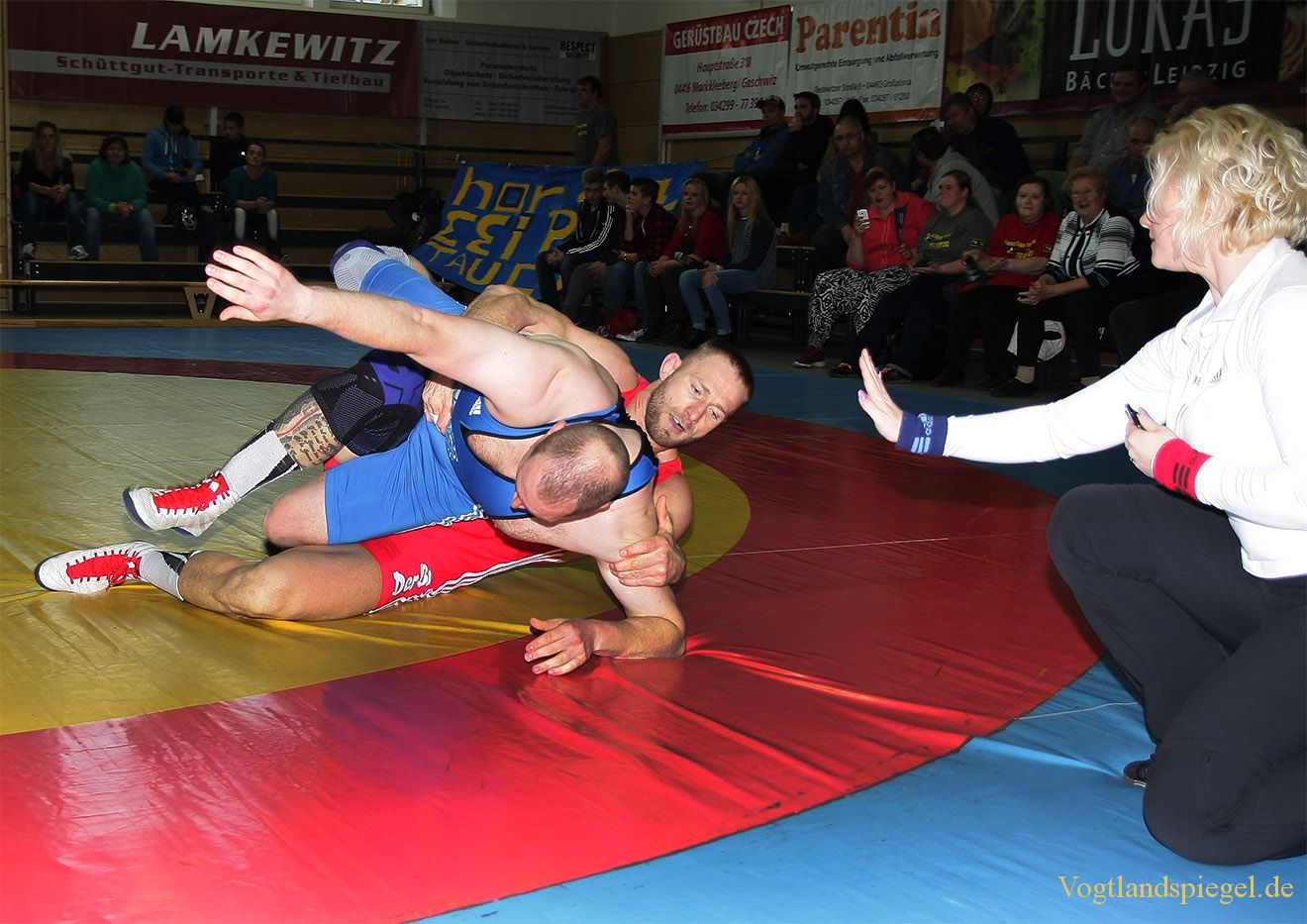 2.Bundesliga Nord Ringen: KFC Leipzig gegen RSV Rotation Greiz