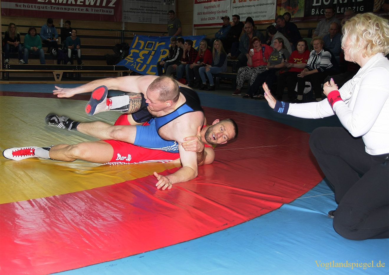 2.Bundesliga Nord Ringen: KFC Leipzig gegen RSV Rotation Greiz