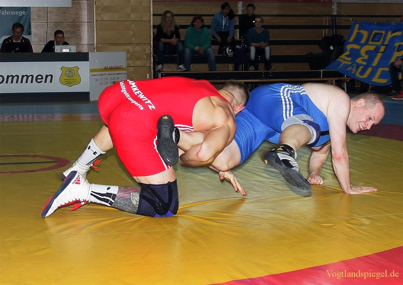 2.Bundesliga Nord Ringen: KFC Leipzig gegen RSV Rotation Greiz