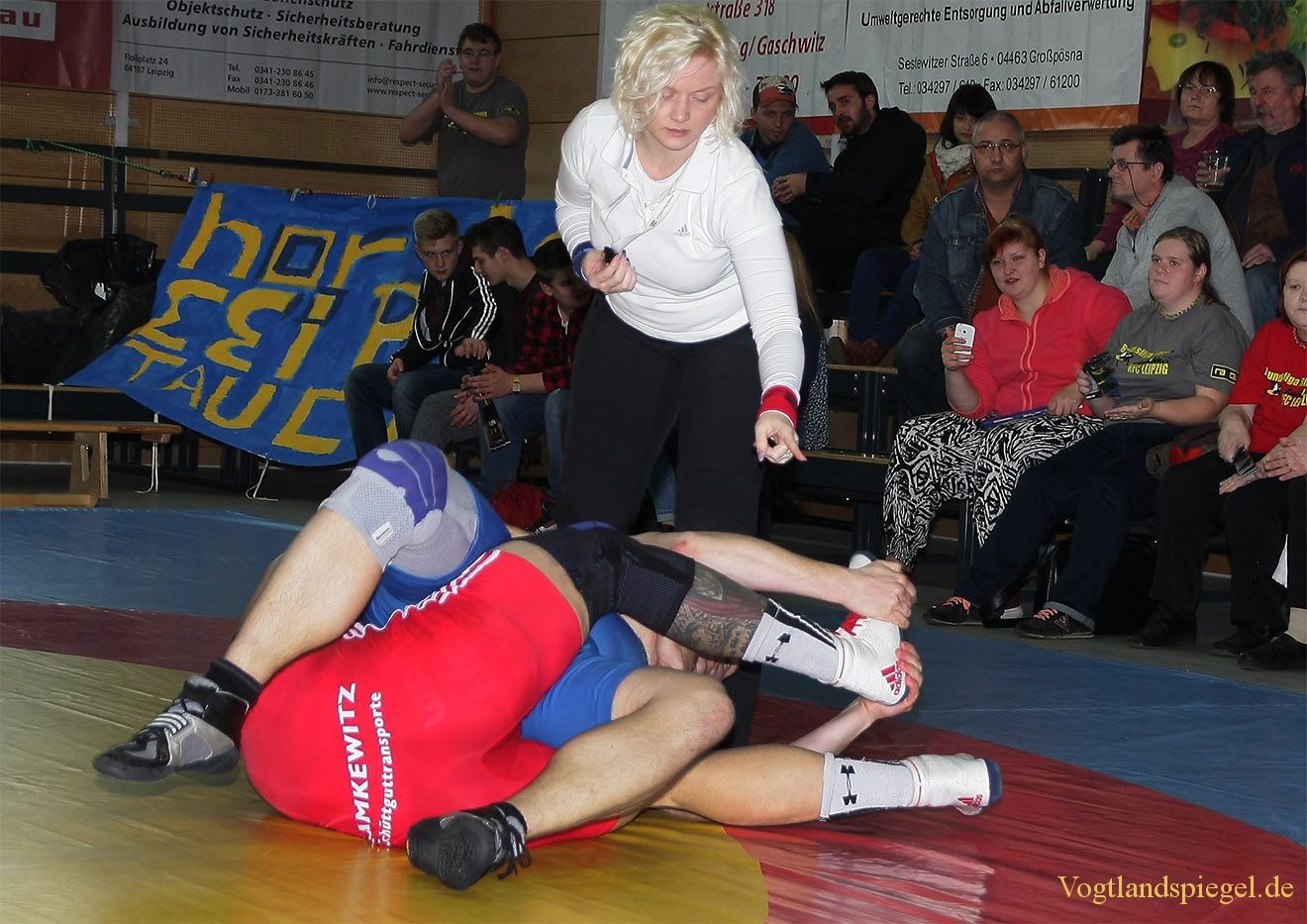 2.Bundesliga Nord Ringen: KFC Leipzig gegen RSV Rotation Greiz