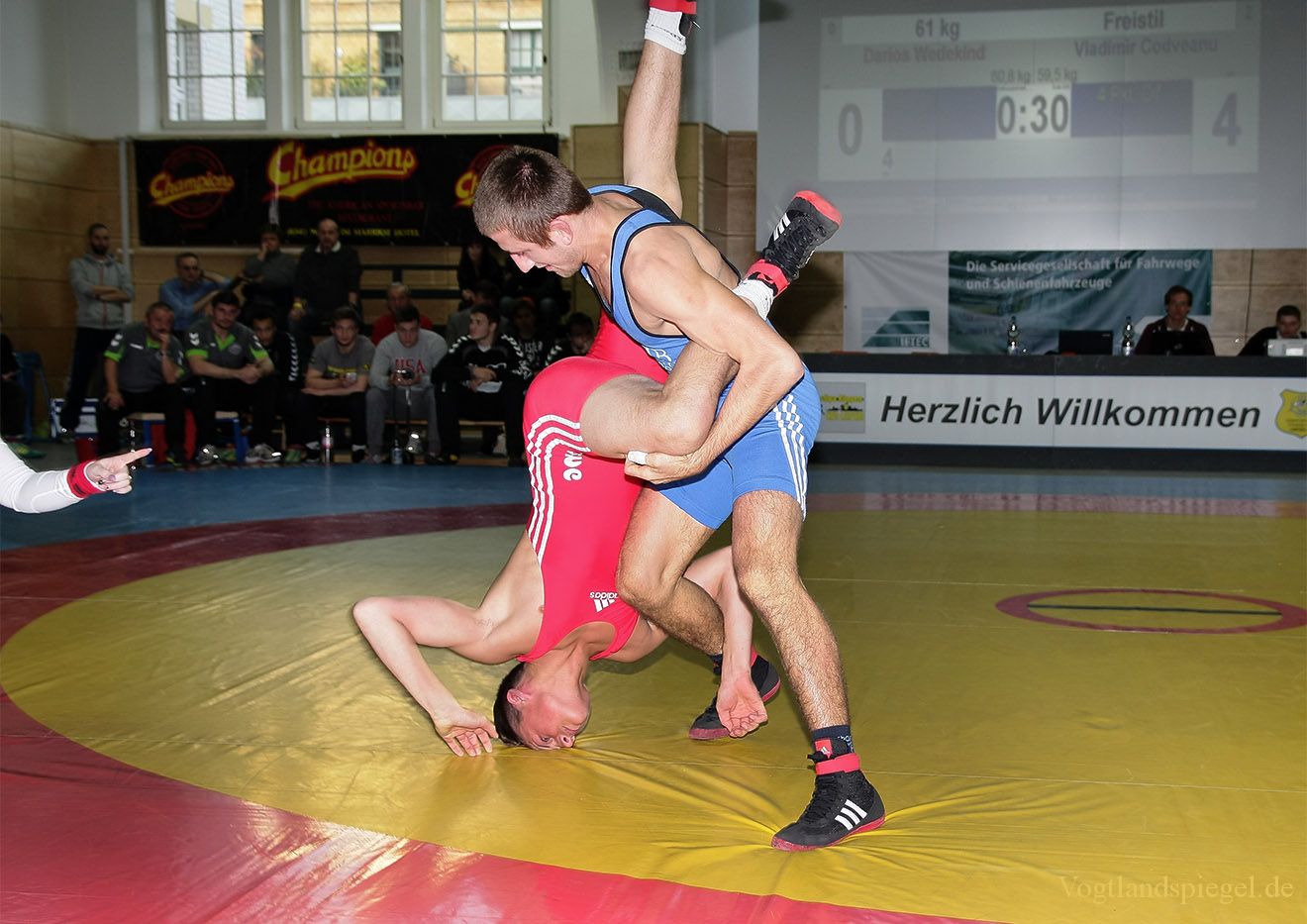 2.Bundesliga Nord Ringen: KFC Leipzig gegen RSV Rotation Greiz