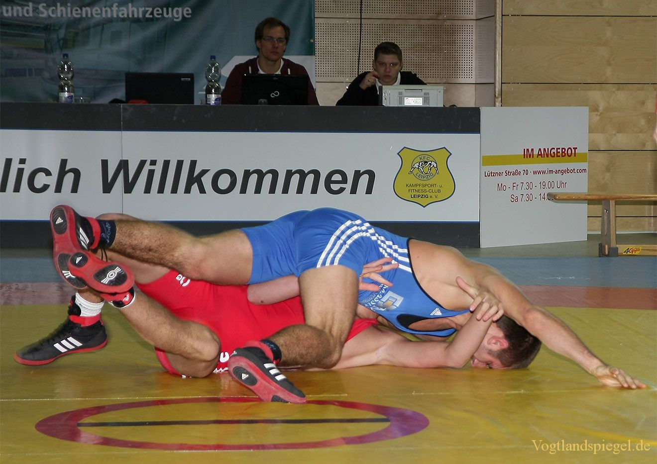 2.Bundesliga Nord Ringen: KFC Leipzig gegen RSV Rotation Greiz
