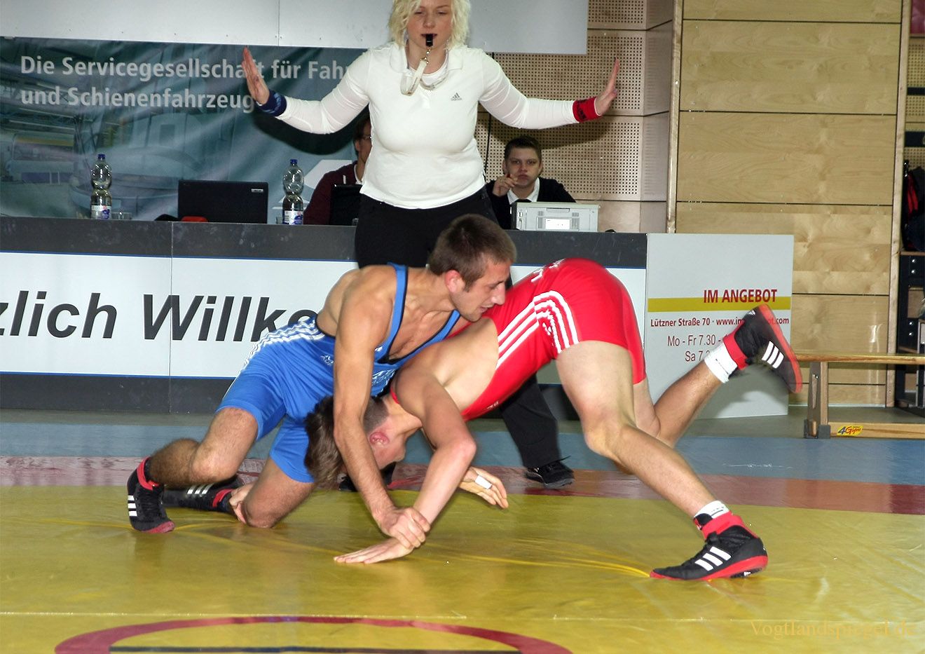 2.Bundesliga Nord Ringen: KFC Leipzig gegen RSV Rotation Greiz