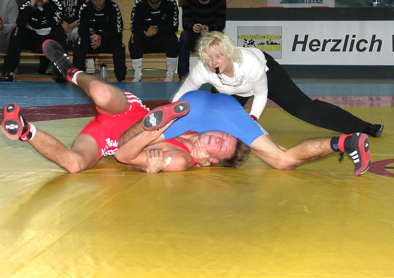 2.Bundesliga Nord Ringen: KFC Leipzig gegen RSV Rotation Greiz