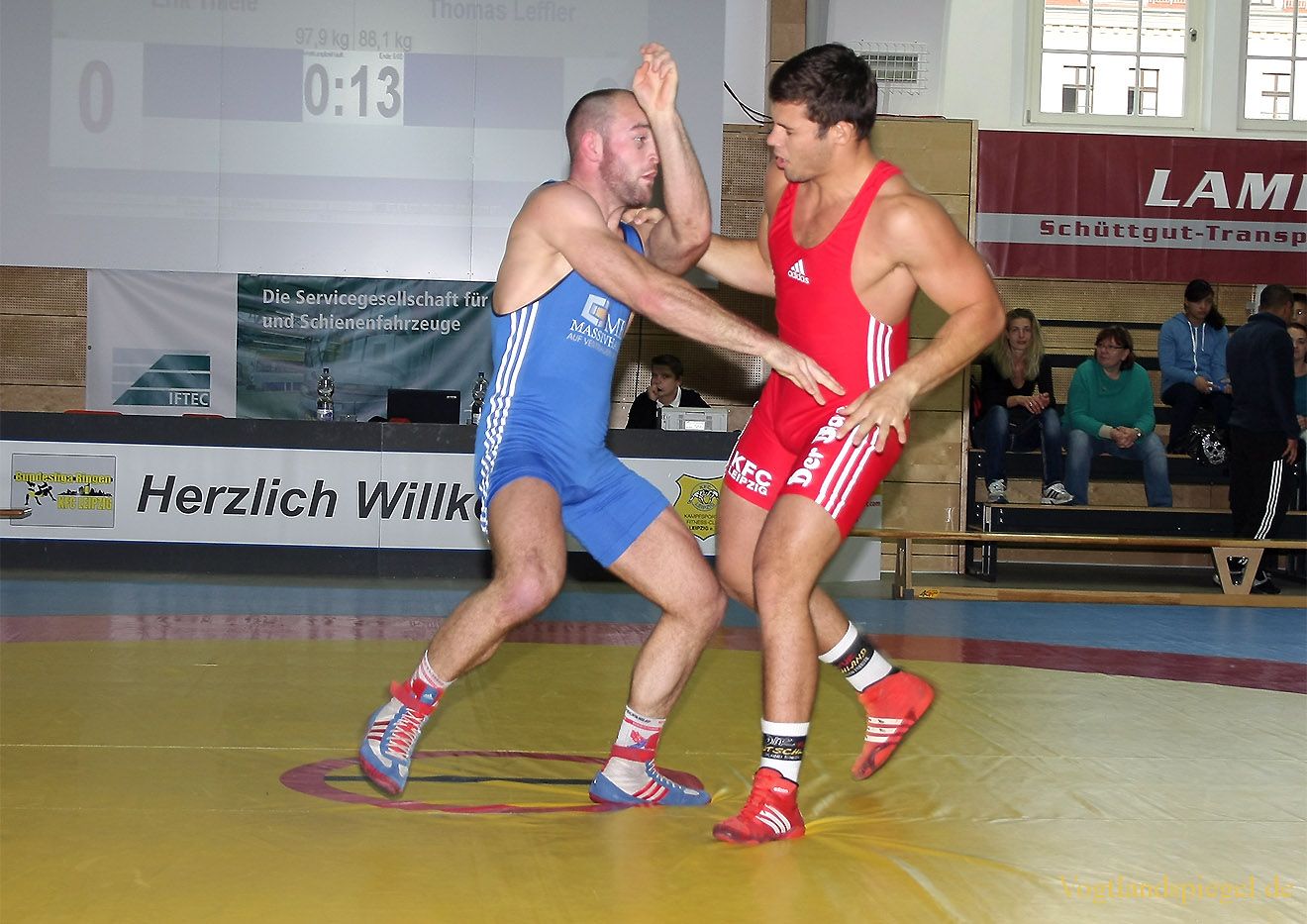 2.Bundesliga Nord Ringen: KFC Leipzig gegen RSV Rotation Greiz