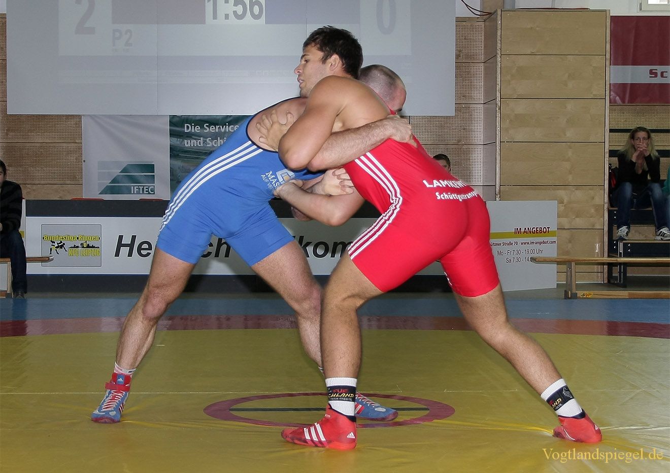 2.Bundesliga Nord Ringen: KFC Leipzig gegen RSV Rotation Greiz