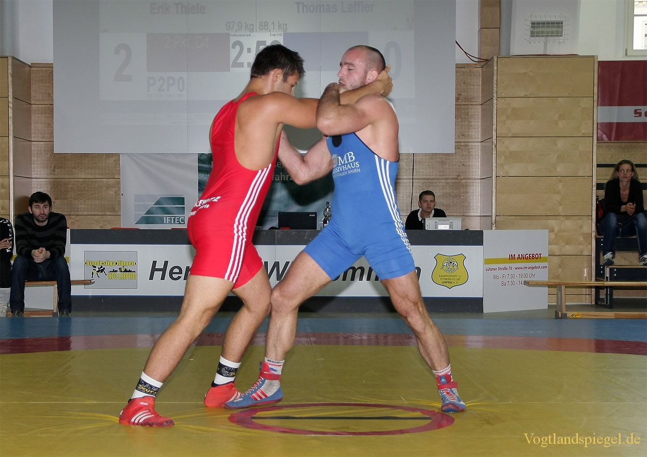 2.Bundesliga Nord Ringen: KFC Leipzig gegen RSV Rotation Greiz