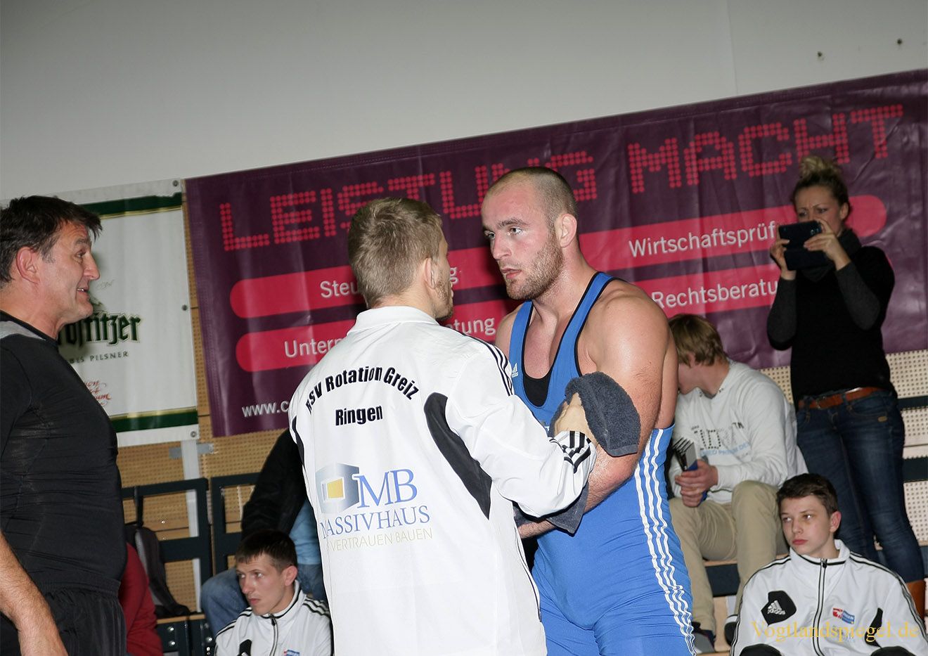 2.Bundesliga Nord Ringen: KFC Leipzig gegen RSV Rotation Greiz