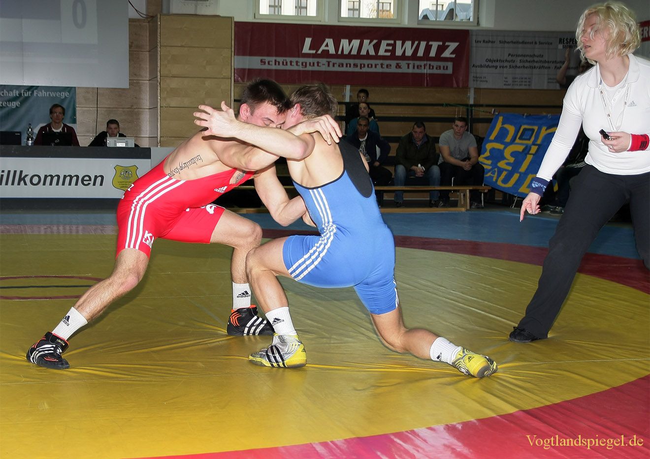 2.Bundesliga Nord Ringen: KFC Leipzig gegen RSV Rotation Greiz