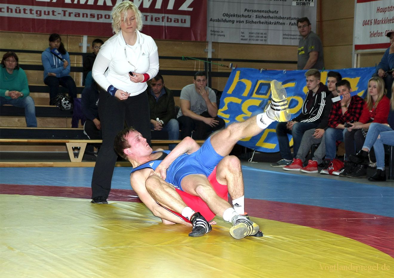 2.Bundesliga Nord Ringen: KFC Leipzig gegen RSV Rotation Greiz