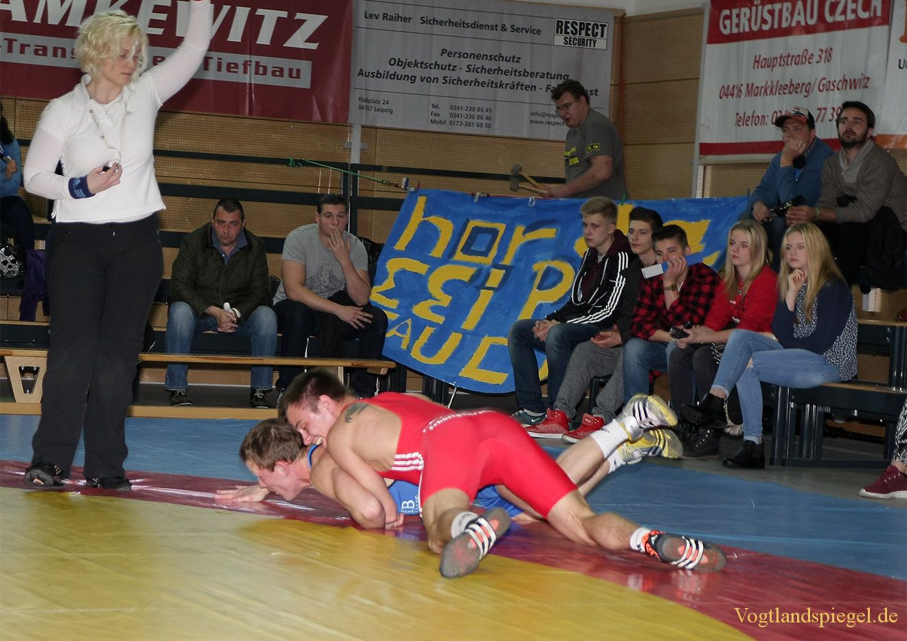 2.Bundesliga Nord Ringen: KFC Leipzig gegen RSV Rotation Greiz
