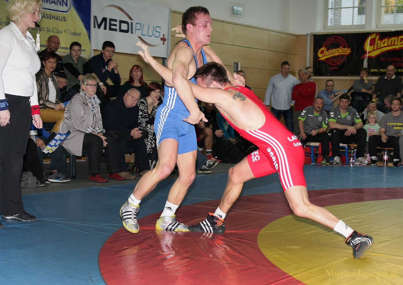 2.Bundesliga Nord Ringen: KFC Leipzig gegen RSV Rotation Greiz