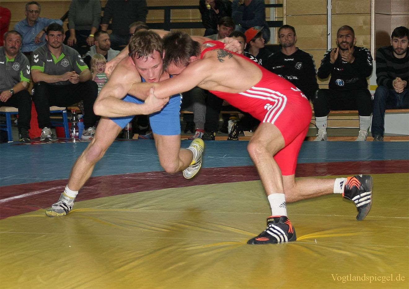 2.Bundesliga Nord Ringen: KFC Leipzig gegen RSV Rotation Greiz