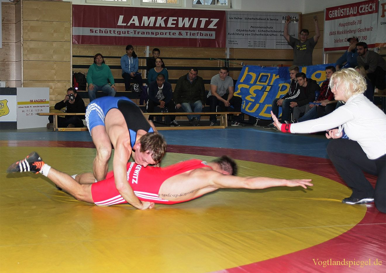 2.Bundesliga Nord Ringen: KFC Leipzig gegen RSV Rotation Greiz