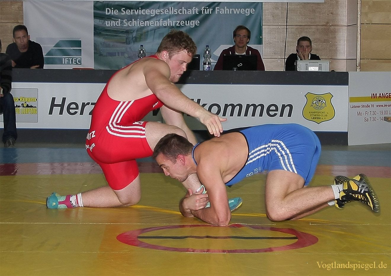 2.Bundesliga Nord Ringen: KFC Leipzig gegen RSV Rotation Greiz