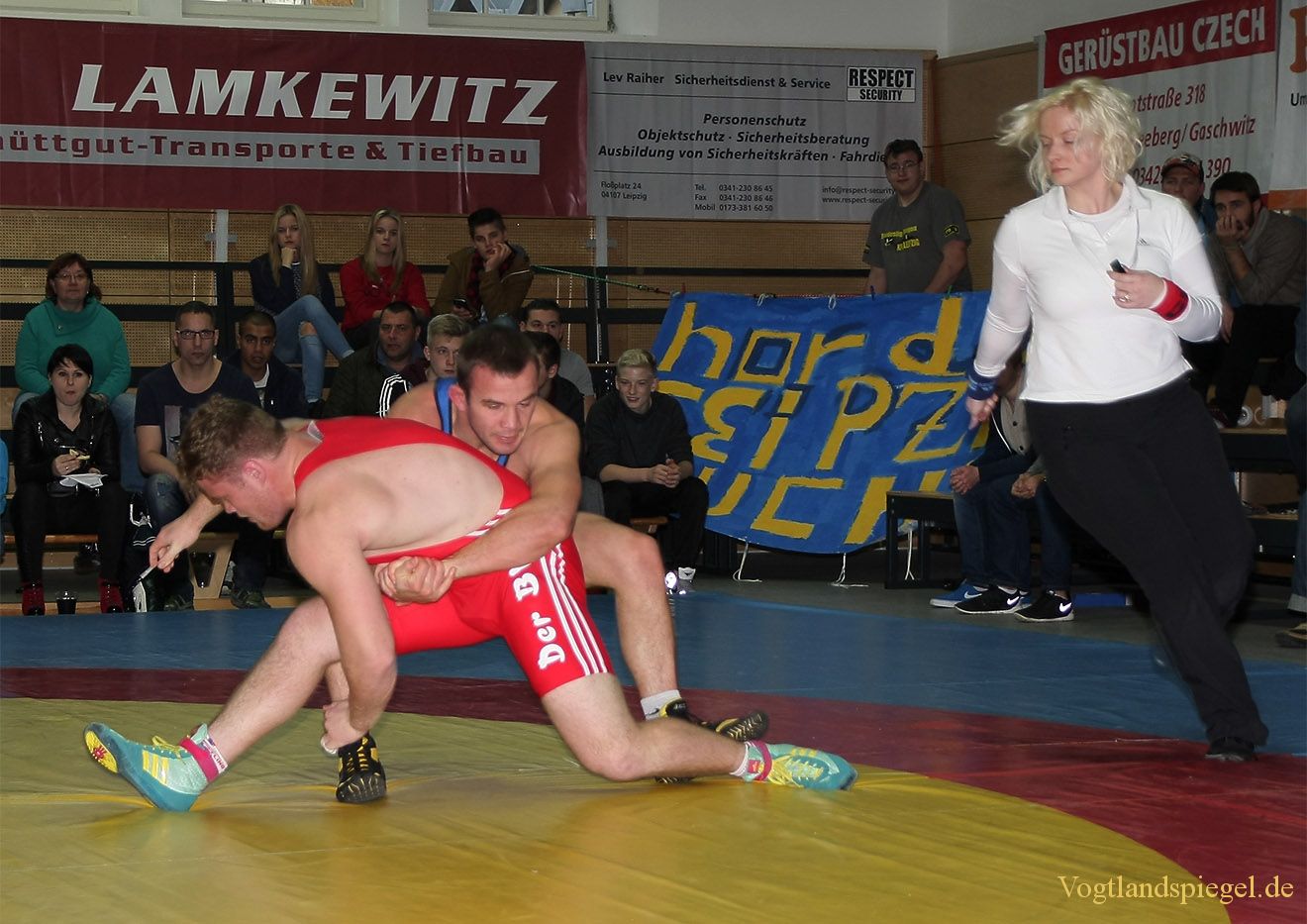 2.Bundesliga Nord Ringen: KFC Leipzig gegen RSV Rotation Greiz