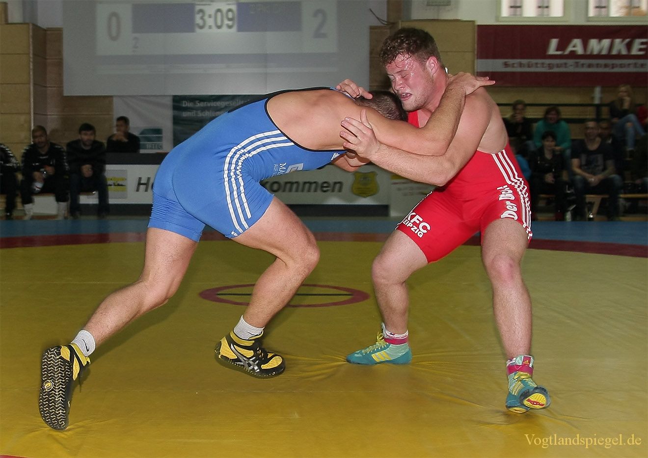2.Bundesliga Nord Ringen: KFC Leipzig gegen RSV Rotation Greiz