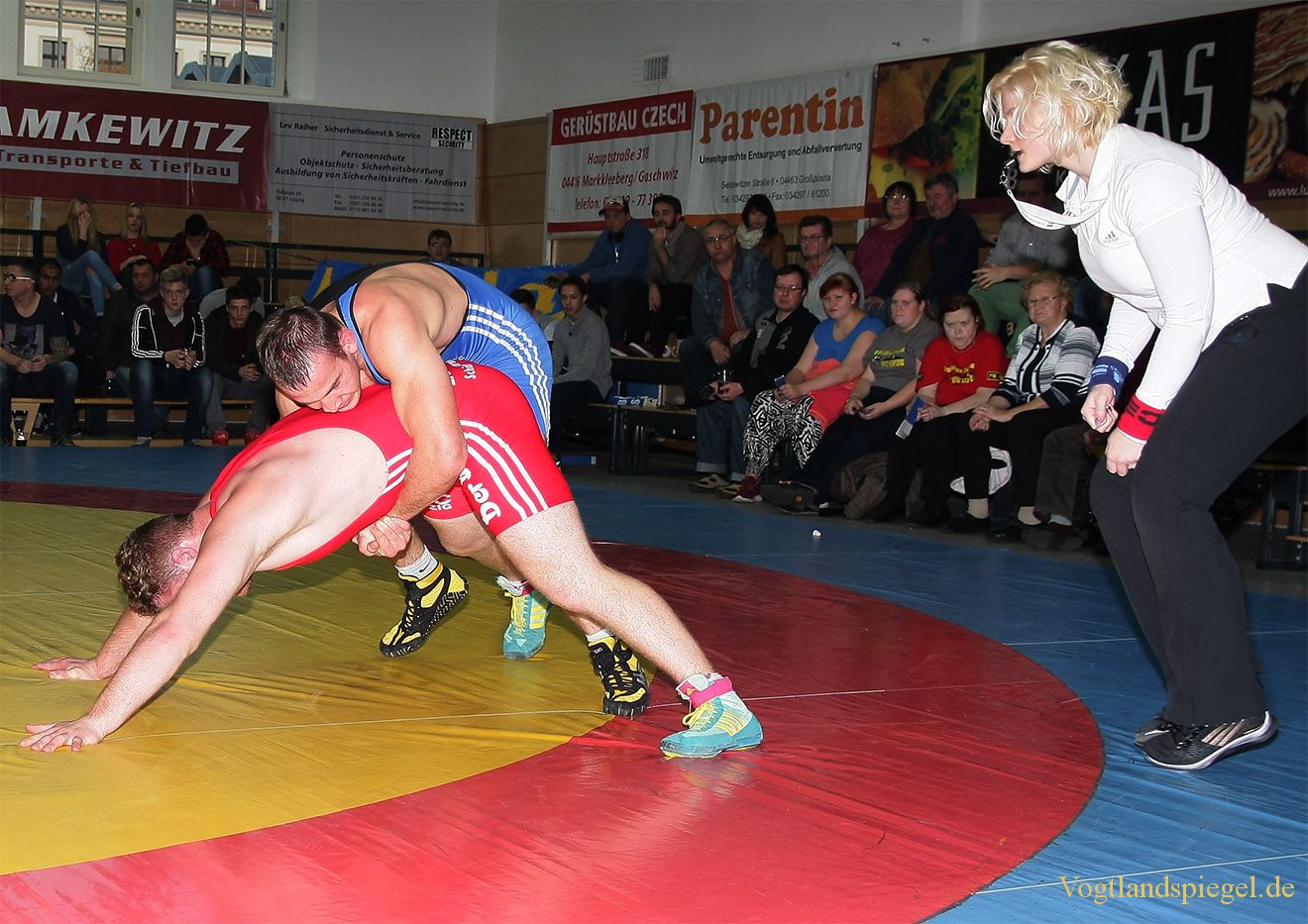 2.Bundesliga Nord Ringen: KFC Leipzig gegen RSV Rotation Greiz