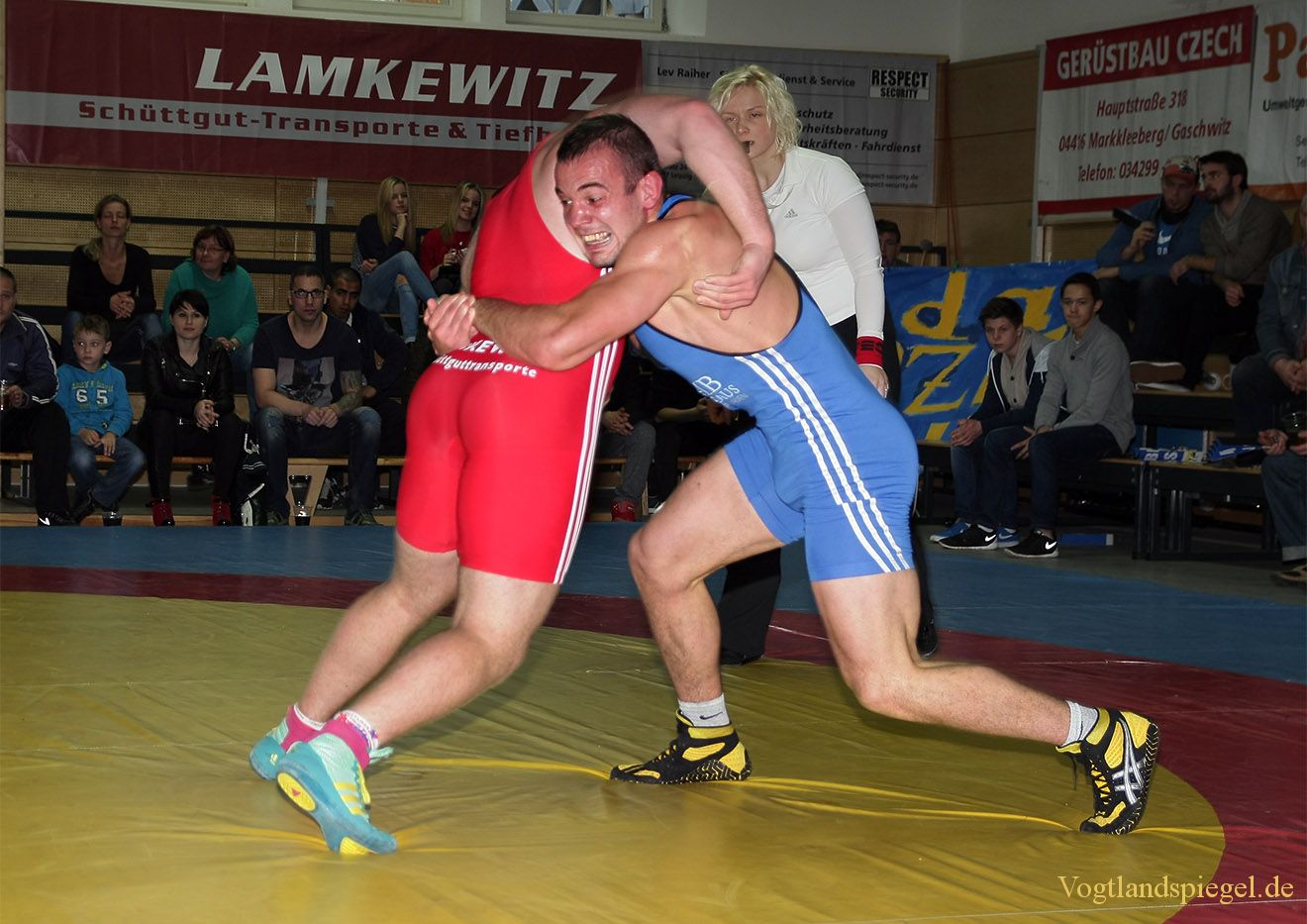 2.Bundesliga Nord Ringen: KFC Leipzig gegen RSV Rotation Greiz