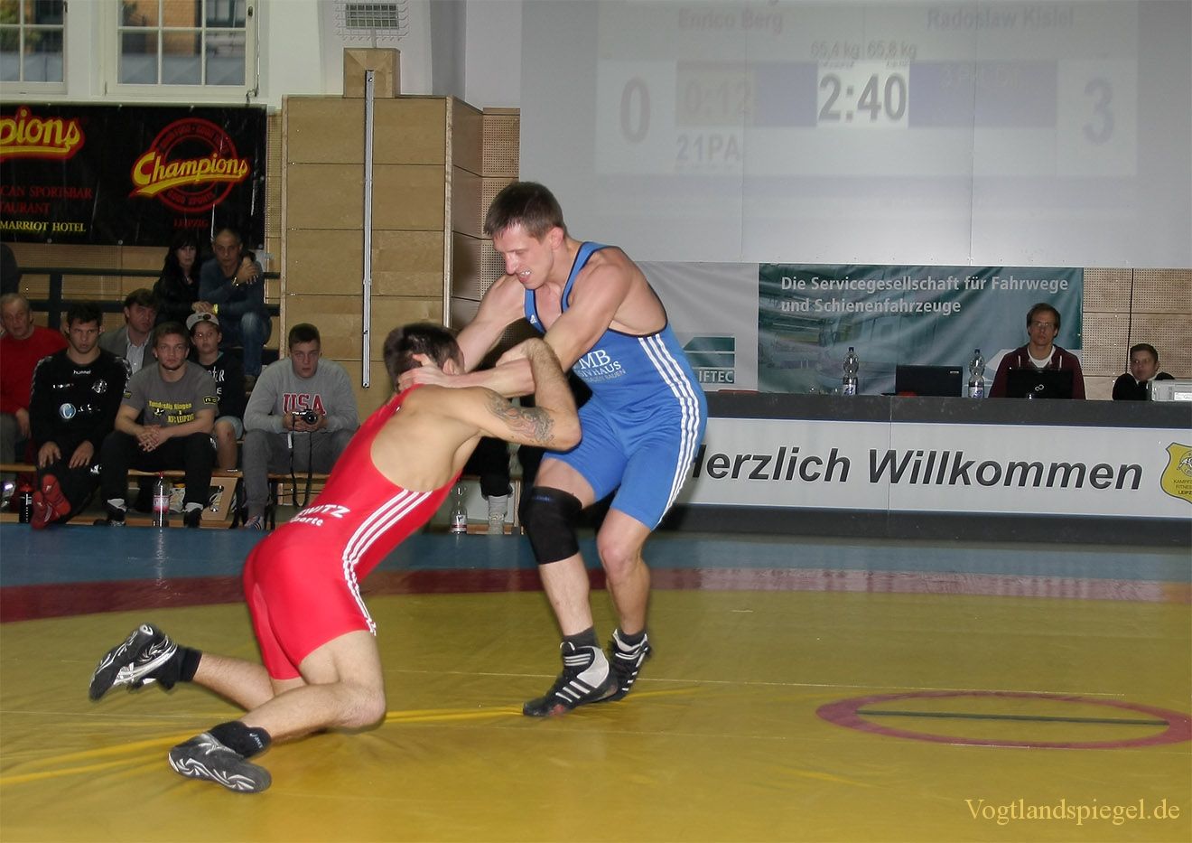 2.Bundesliga Nord Ringen: KFC Leipzig gegen RSV Rotation Greiz