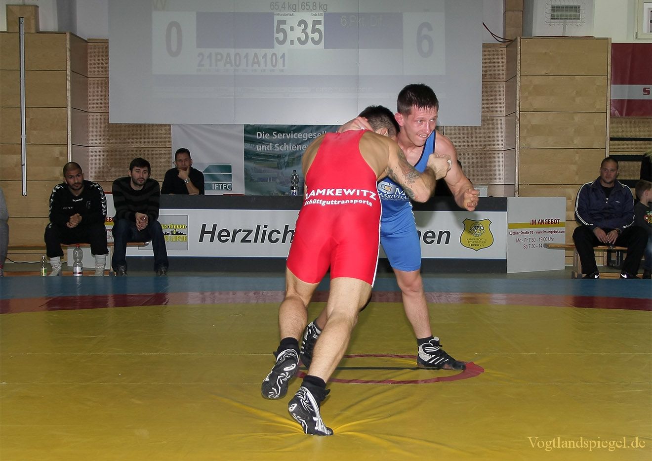 2.Bundesliga Nord Ringen: KFC Leipzig gegen RSV Rotation Greiz