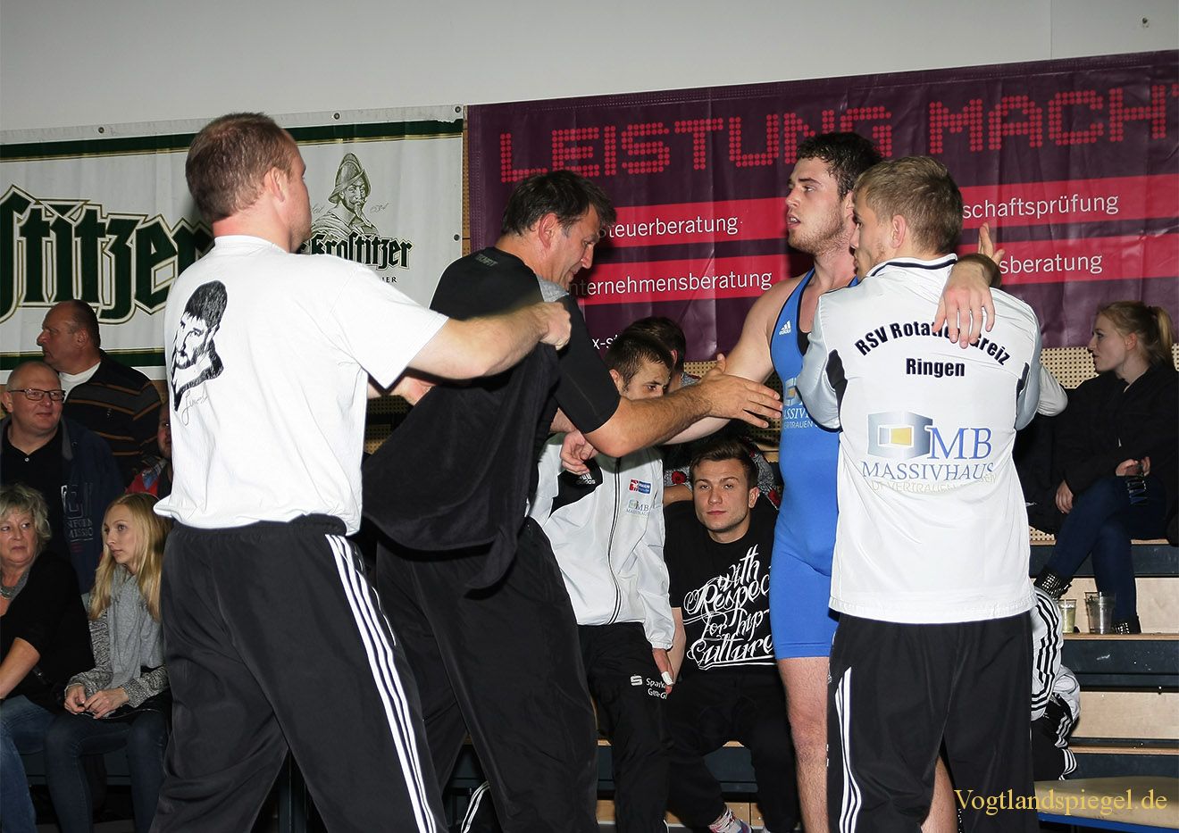 2.Bundesliga Nord Ringen: KFC Leipzig gegen RSV Rotation Greiz
