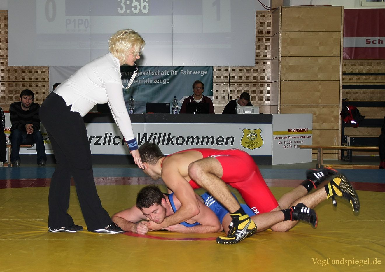 2.Bundesliga Nord Ringen: KFC Leipzig gegen RSV Rotation Greiz