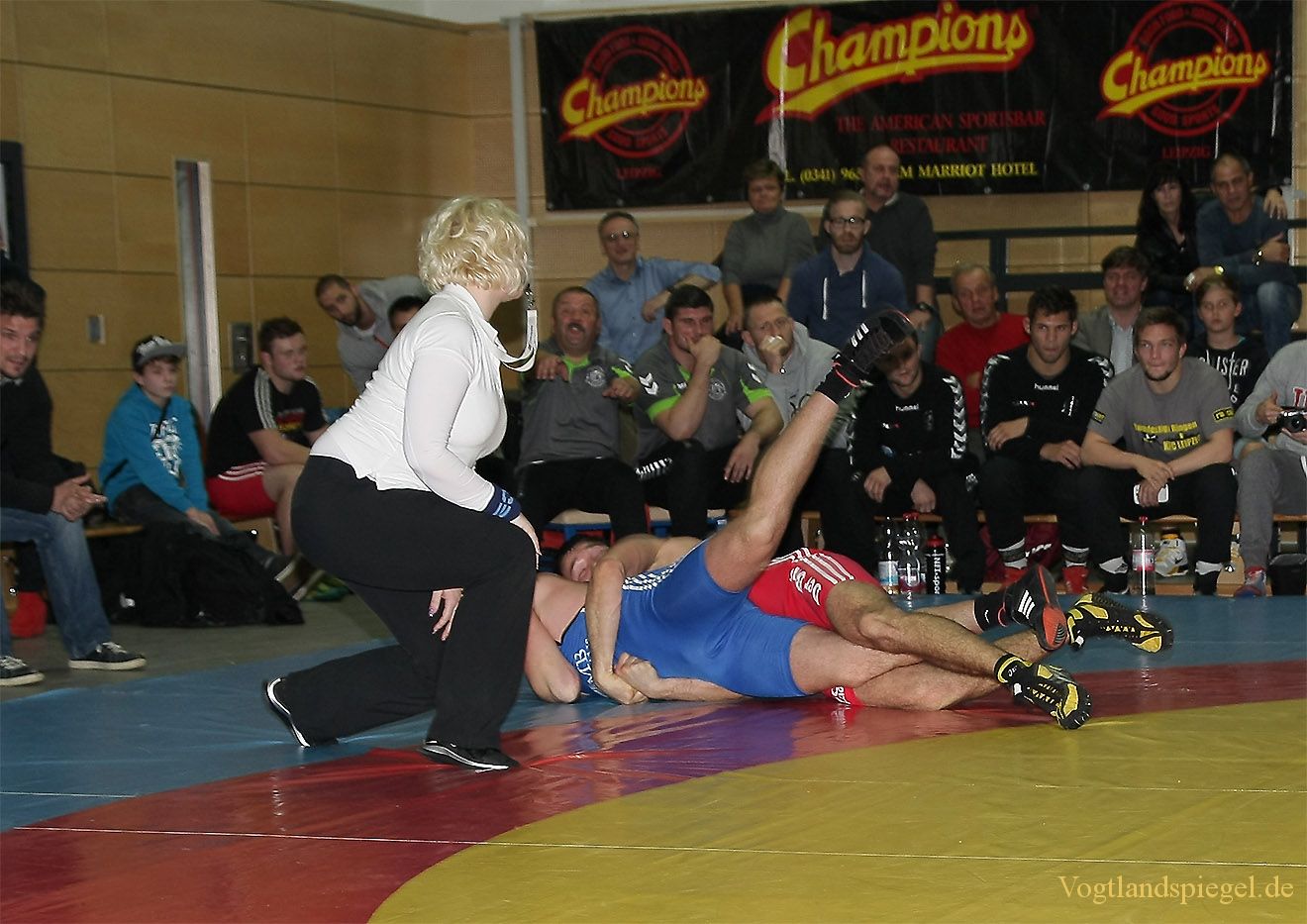 2.Bundesliga Nord Ringen: KFC Leipzig gegen RSV Rotation Greiz