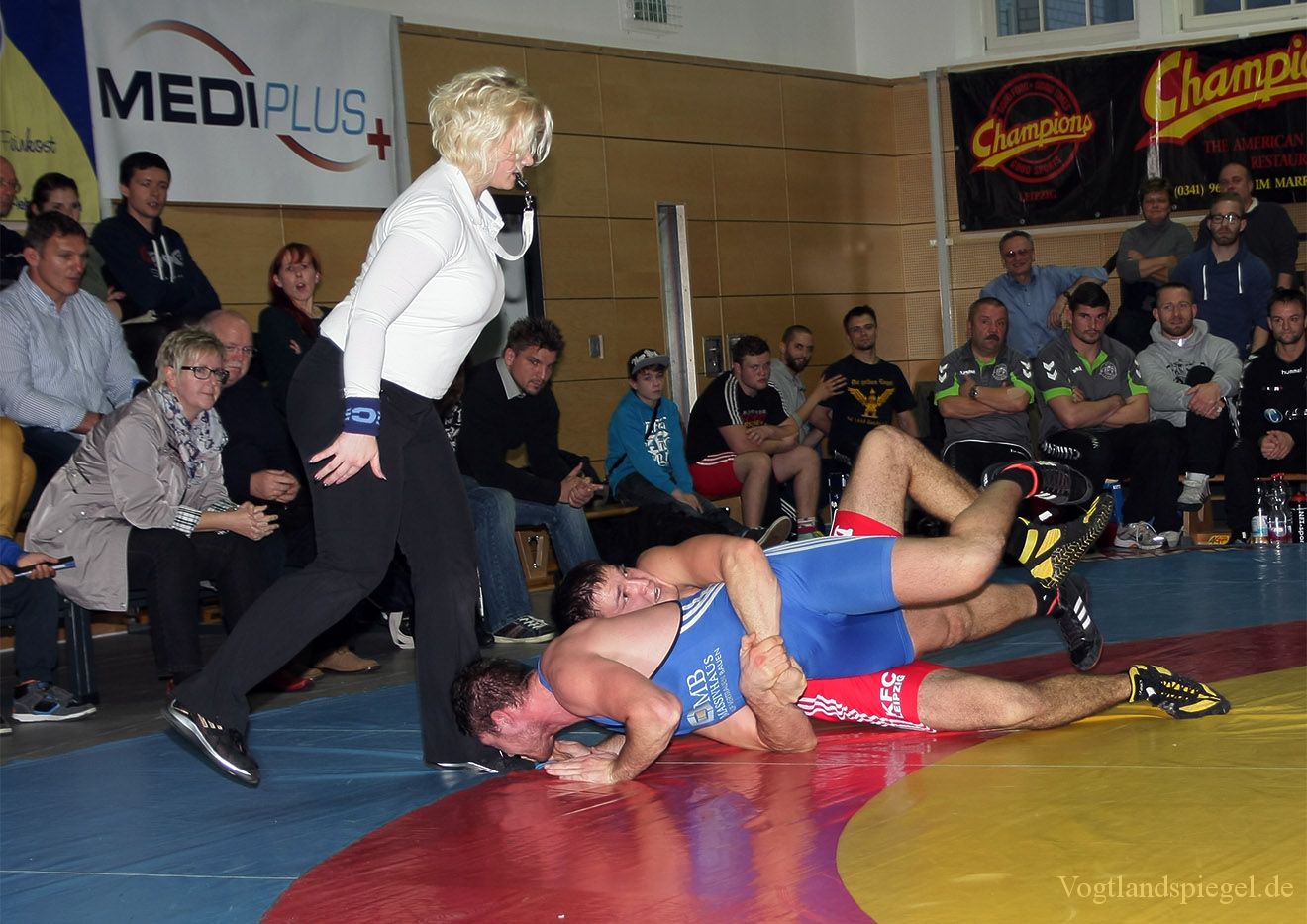 2.Bundesliga Nord Ringen: KFC Leipzig gegen RSV Rotation Greiz