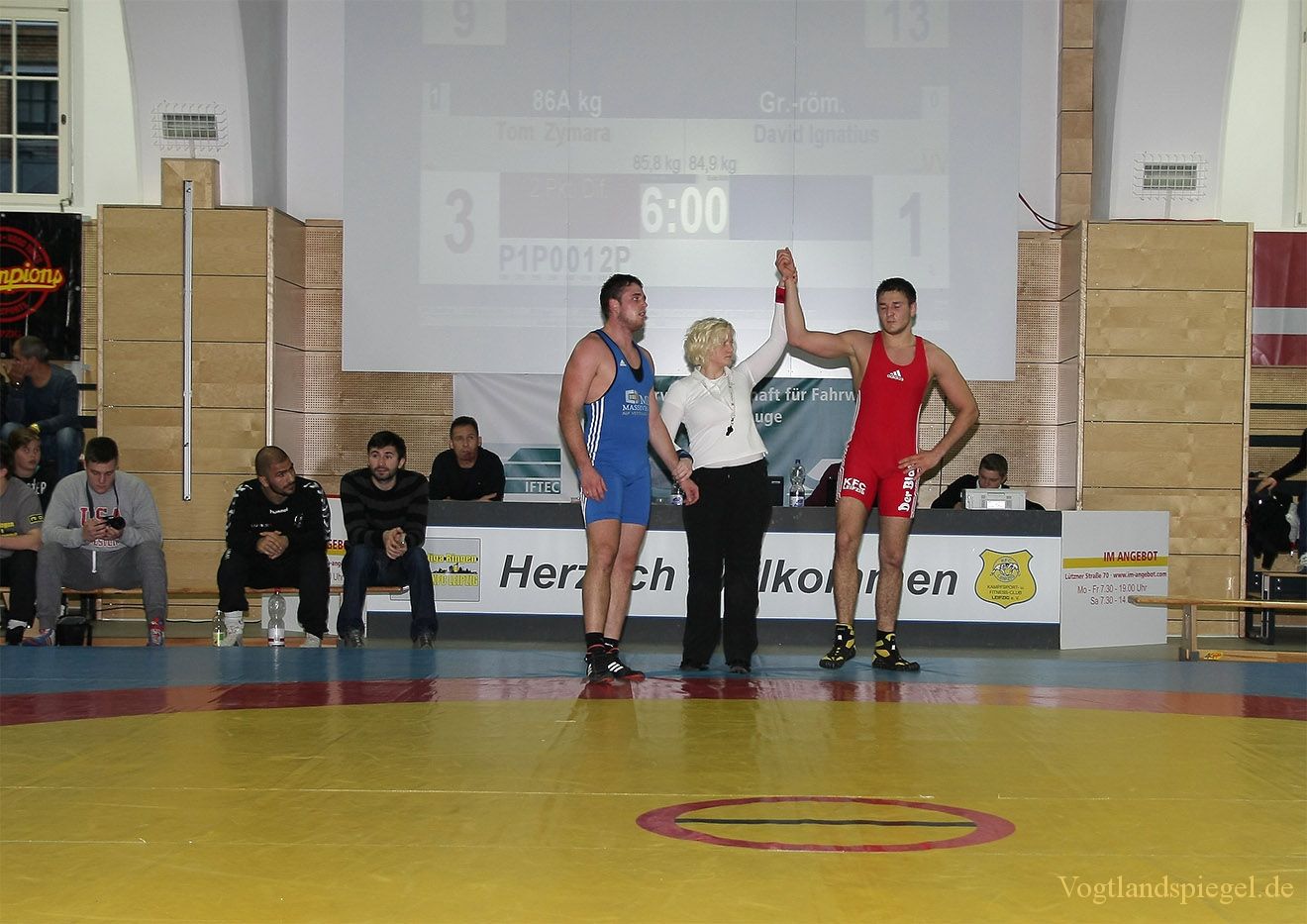 2.Bundesliga Nord Ringen: KFC Leipzig gegen RSV Rotation Greiz