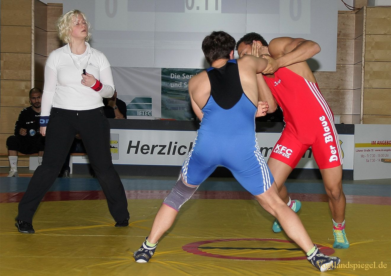 2.Bundesliga Nord Ringen: KFC Leipzig gegen RSV Rotation Greiz