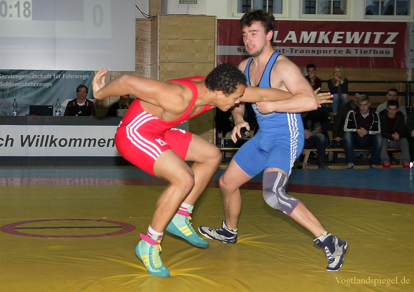 2.Bundesliga Nord Ringen: KFC Leipzig gegen RSV Rotation Greiz