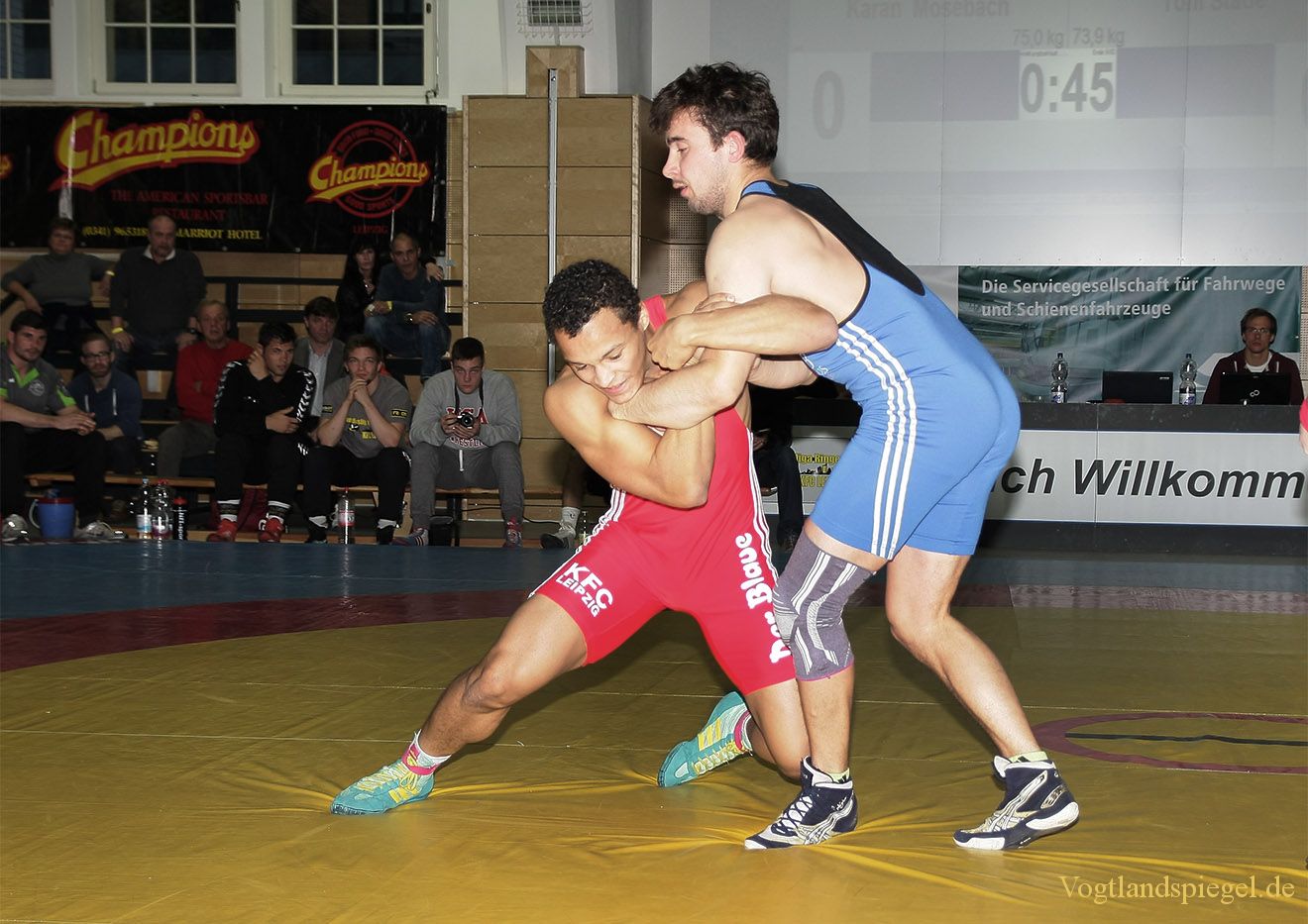 2.Bundesliga Nord Ringen: KFC Leipzig gegen RSV Rotation Greiz