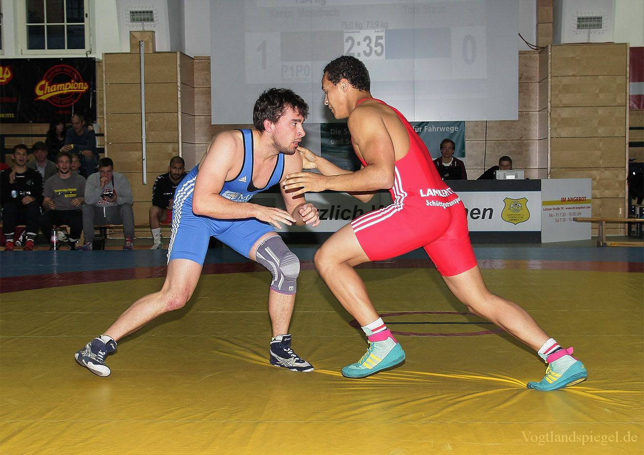 2.Bundesliga Nord Ringen: KFC Leipzig gegen RSV Rotation Greiz