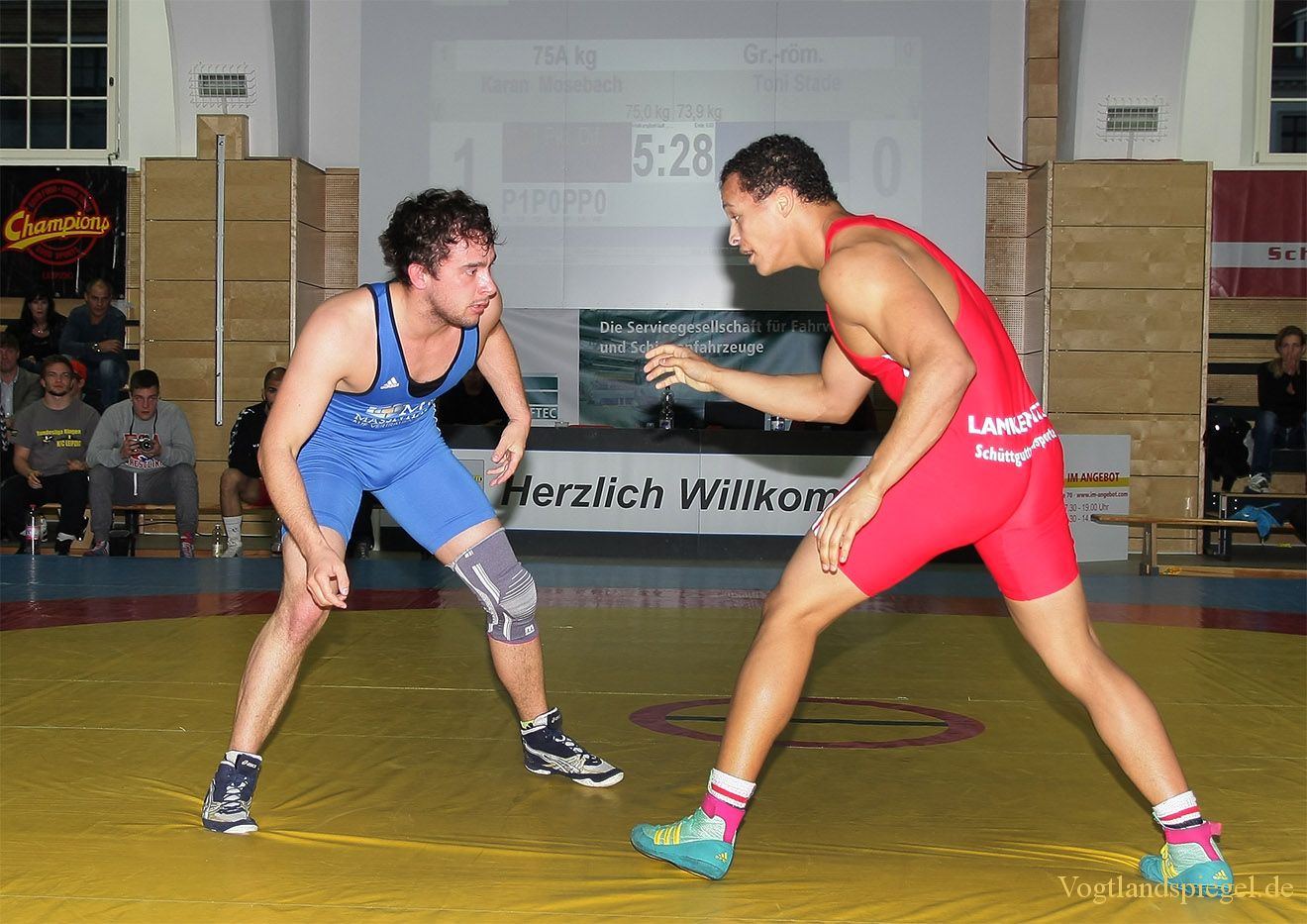 2.Bundesliga Nord Ringen: KFC Leipzig gegen RSV Rotation Greiz