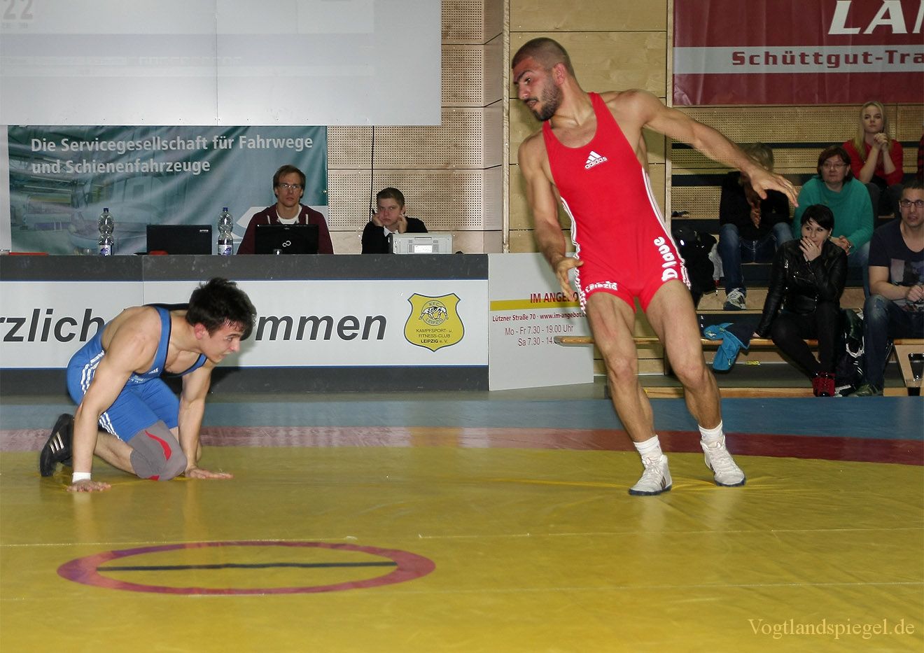 2.Bundesliga Nord Ringen: KFC Leipzig gegen RSV Rotation Greiz