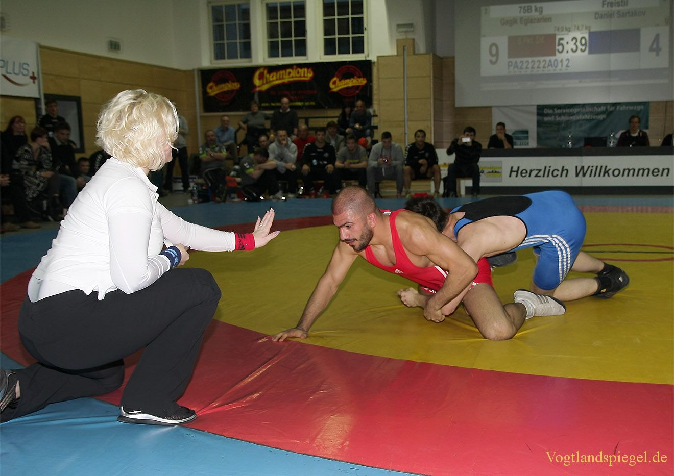 2.Bundesliga Nord Ringen: KFC Leipzig gegen RSV Rotation Greiz