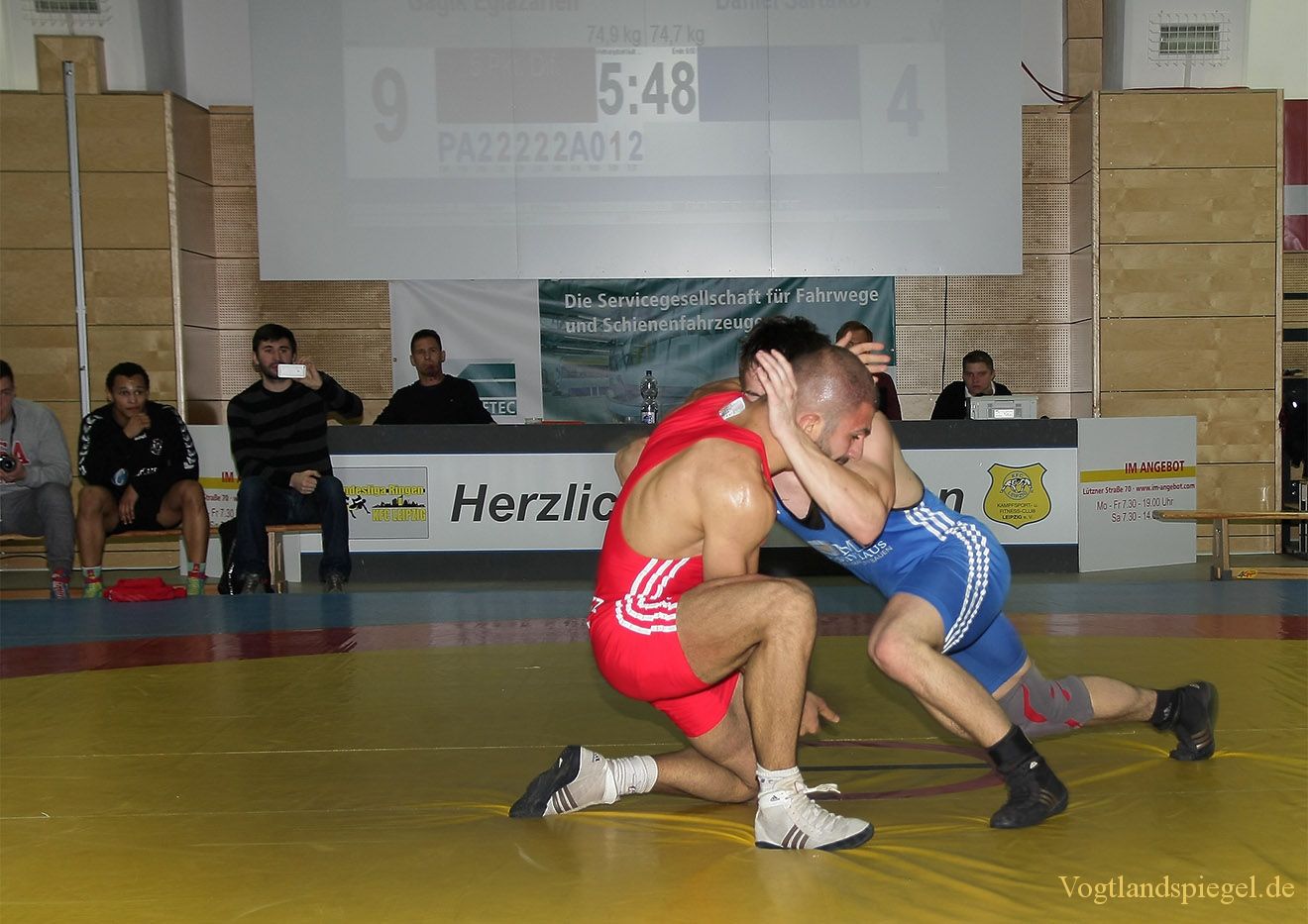 2.Bundesliga Nord Ringen: KFC Leipzig gegen RSV Rotation Greiz