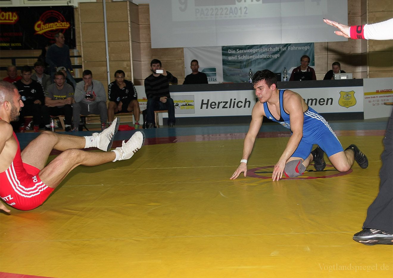 2.Bundesliga Nord Ringen: KFC Leipzig gegen RSV Rotation Greiz