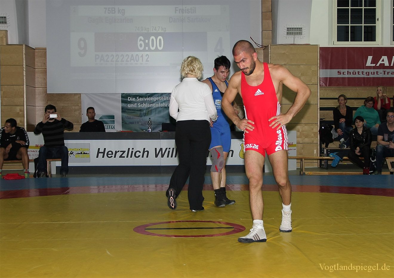 2.Bundesliga Nord Ringen: KFC Leipzig gegen RSV Rotation Greiz