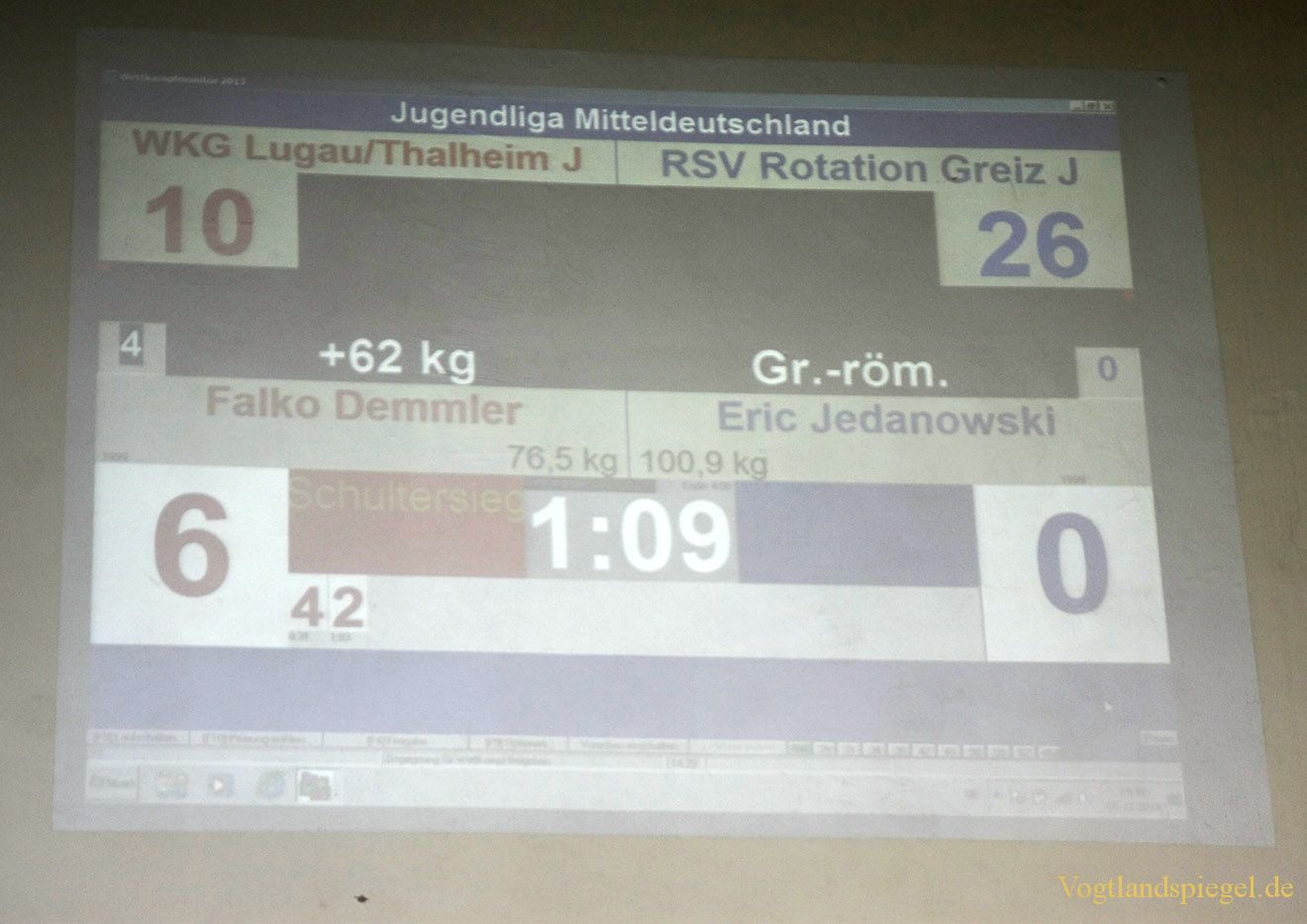 WKG Lugau/Thalheim gegen RSV Rotation Greiz