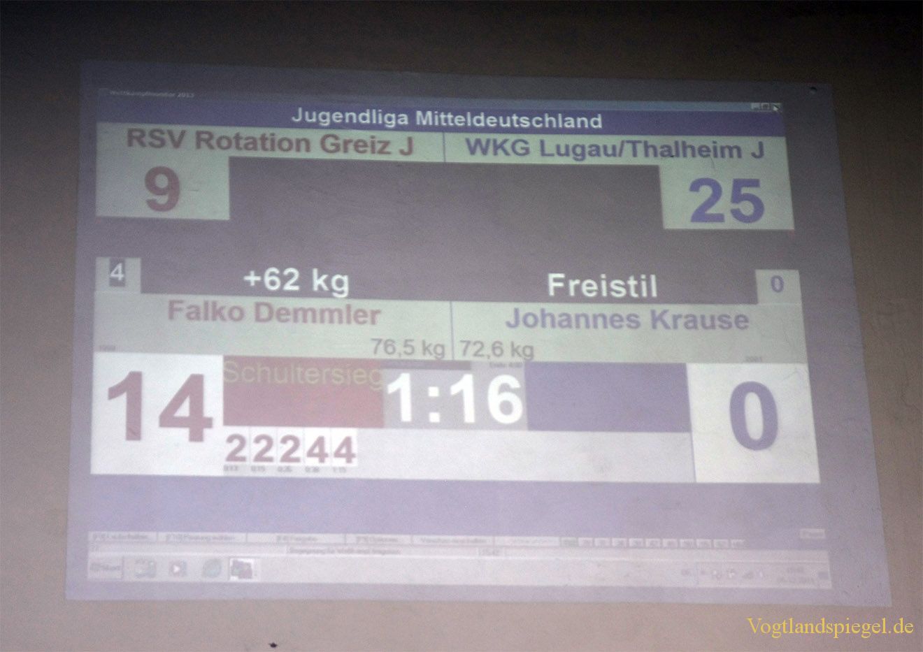 WKG Lugau/Thalheim gegen RSV Rotation Greiz