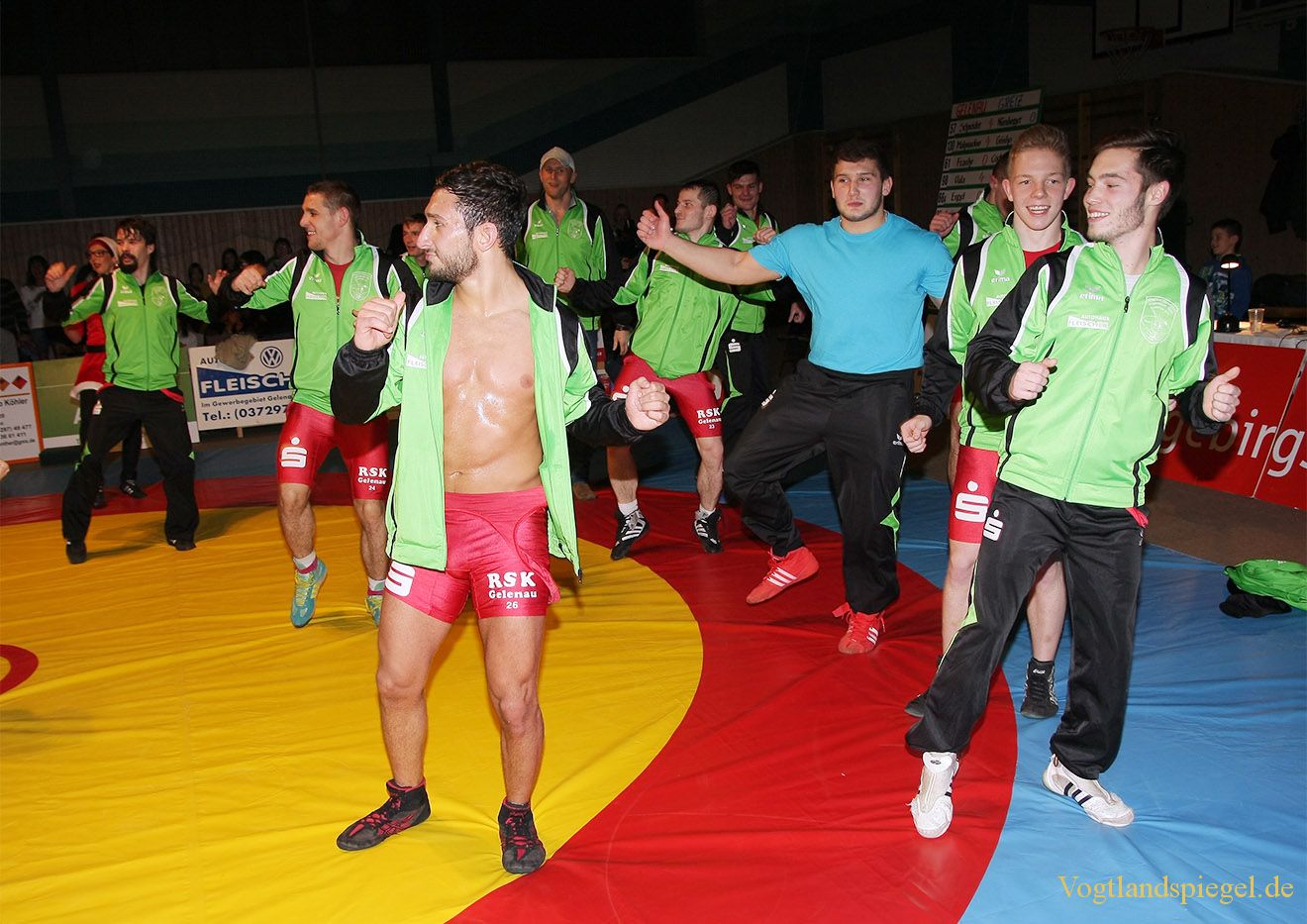 2.Bundesliga Nord Ringen: Ring-& Stemmklub Jugendkraft 1898 Gelenau gegen RSV Rotation Greiz