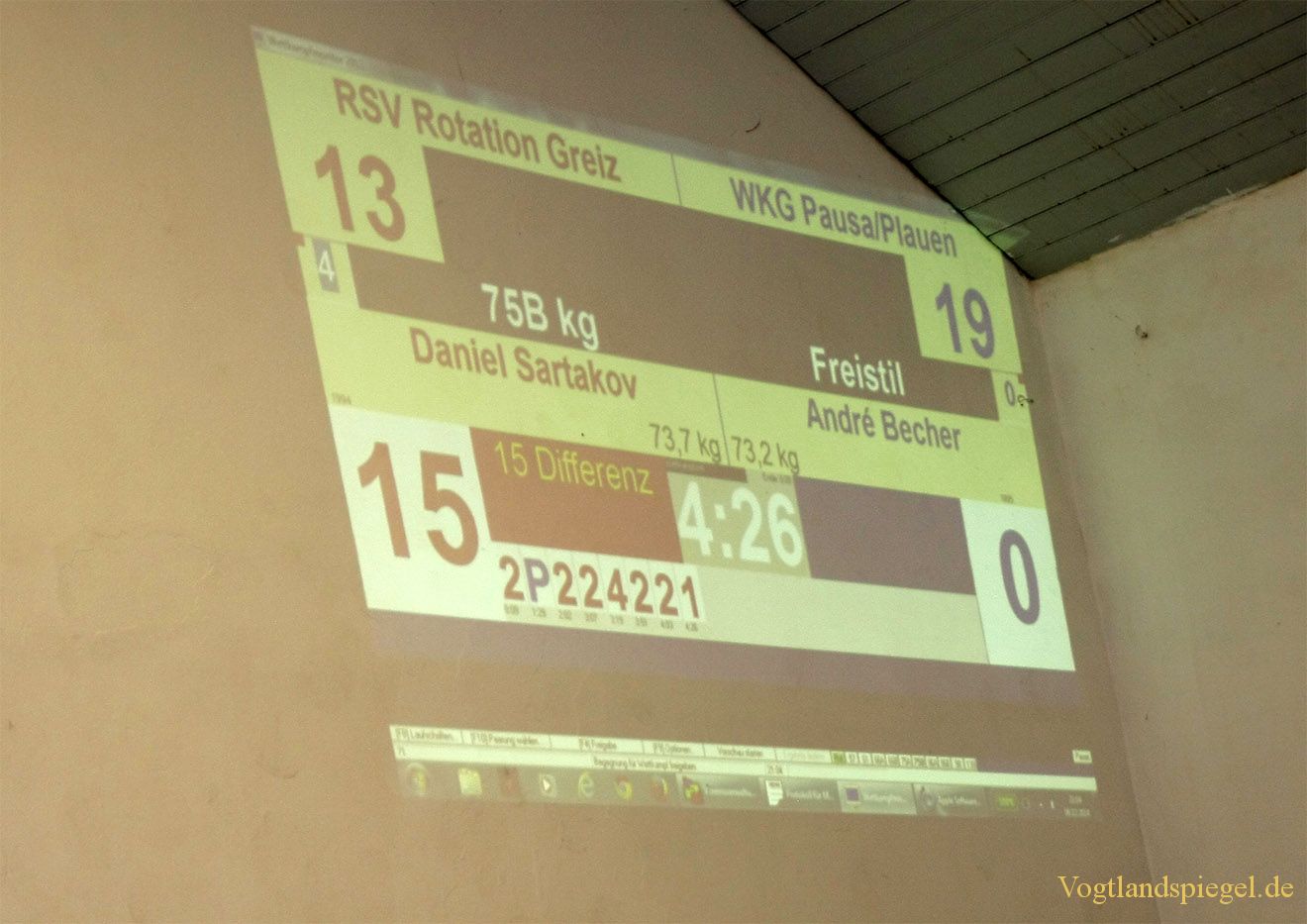 2.Bundesliga Nord Ringen: RSV Rotation Greiz gegen WKG Pausa/Plauen