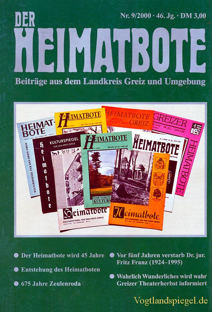 Greizer Heimatbote September 2000