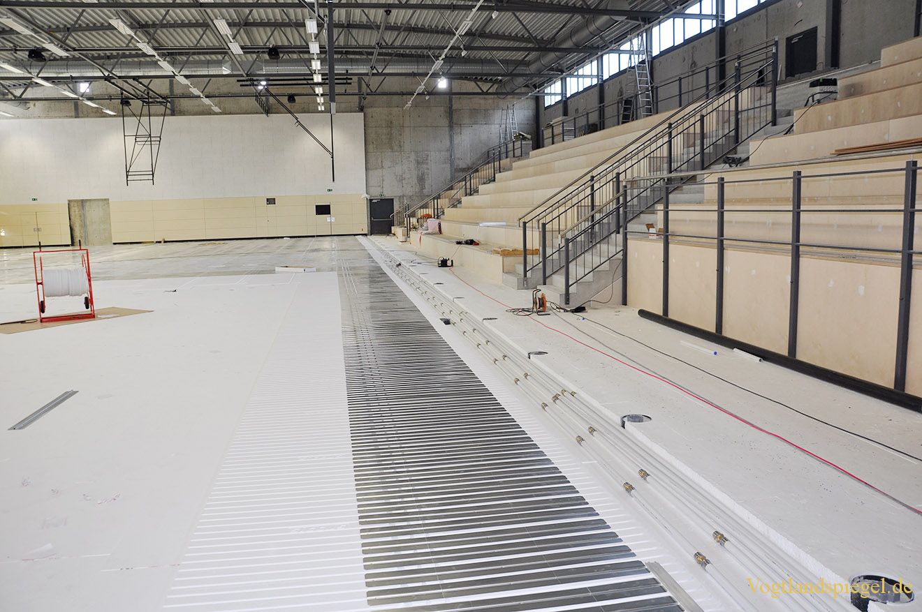 Eröffnung der Greizer Zweifeldersporthalle ist für Mai fest eingeplant