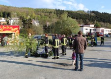 Hexenfeuer und Maibaumstellen in der Region